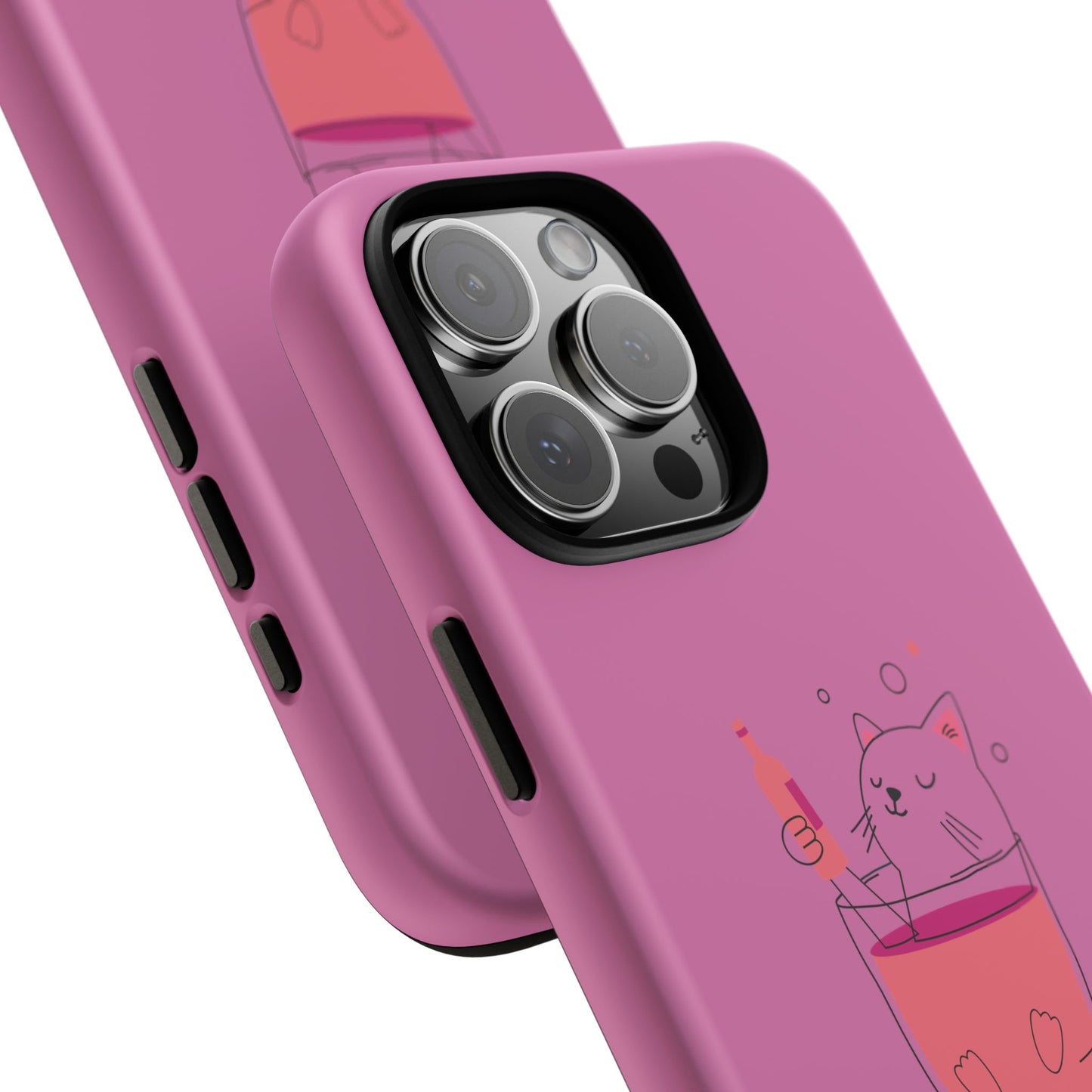 Cute Cat Phone Case, Tough iPhone Case, Cat Lovers Gift, Fun Phone Accessories, Pet Lover's Must-Have, Quirky Cat Art Design