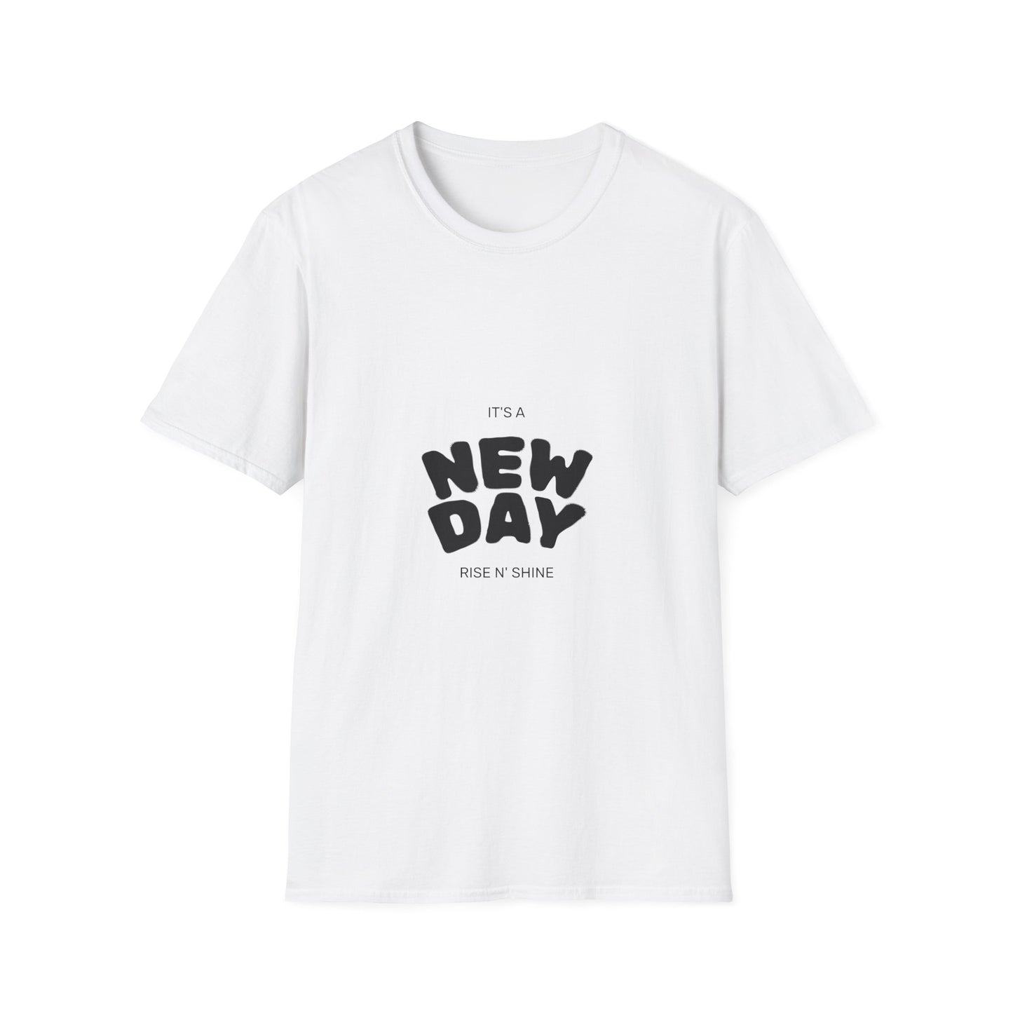New Day Unisex T-Shirt, Positive Quote Tee, Everyday Wear, Gift for Her, Inspirational Shirt, Sunshine Vibes