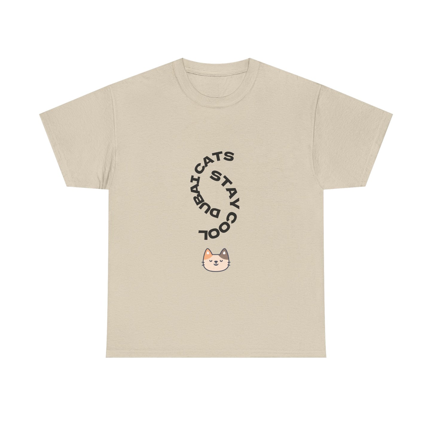 Cool Cats Unisex Tee – Stay Pawsitive Cotton T-Shirt, Cat Lover Gift, Cute Animal Apparel, Fun Pet Shirt, Everyday Wear