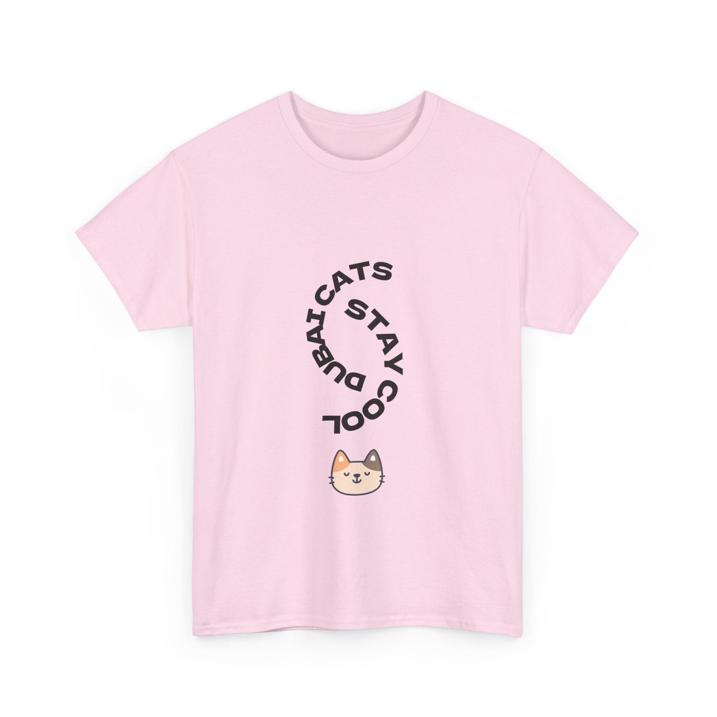Cool Cats Unisex Tee – Stay Pawsitive Cotton T-Shirt, Cat Lover Gift, Cute Animal Apparel, Fun Pet Shirt, Everyday Wear