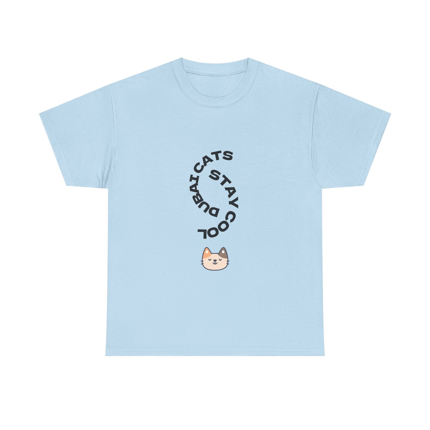 Cool Cats Unisex Tee – Stay Pawsitive Cotton T-Shirt, Cat Lover Gift, Cute Animal Apparel, Fun Pet Shirt, Everyday Wear