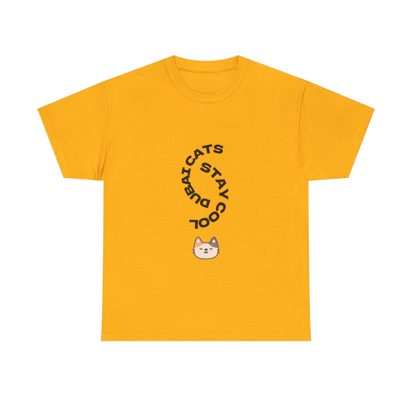 Cool Cats Unisex Tee – Stay Pawsitive Cotton T-Shirt, Cat Lover Gift, Cute Animal Apparel, Fun Pet Shirt, Everyday Wear