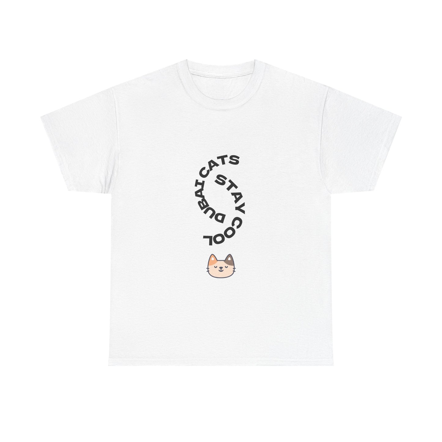 Cool Cats Unisex Tee – Stay Pawsitive Cotton T-Shirt, Cat Lover Gift, Cute Animal Apparel, Fun Pet Shirt, Everyday Wear