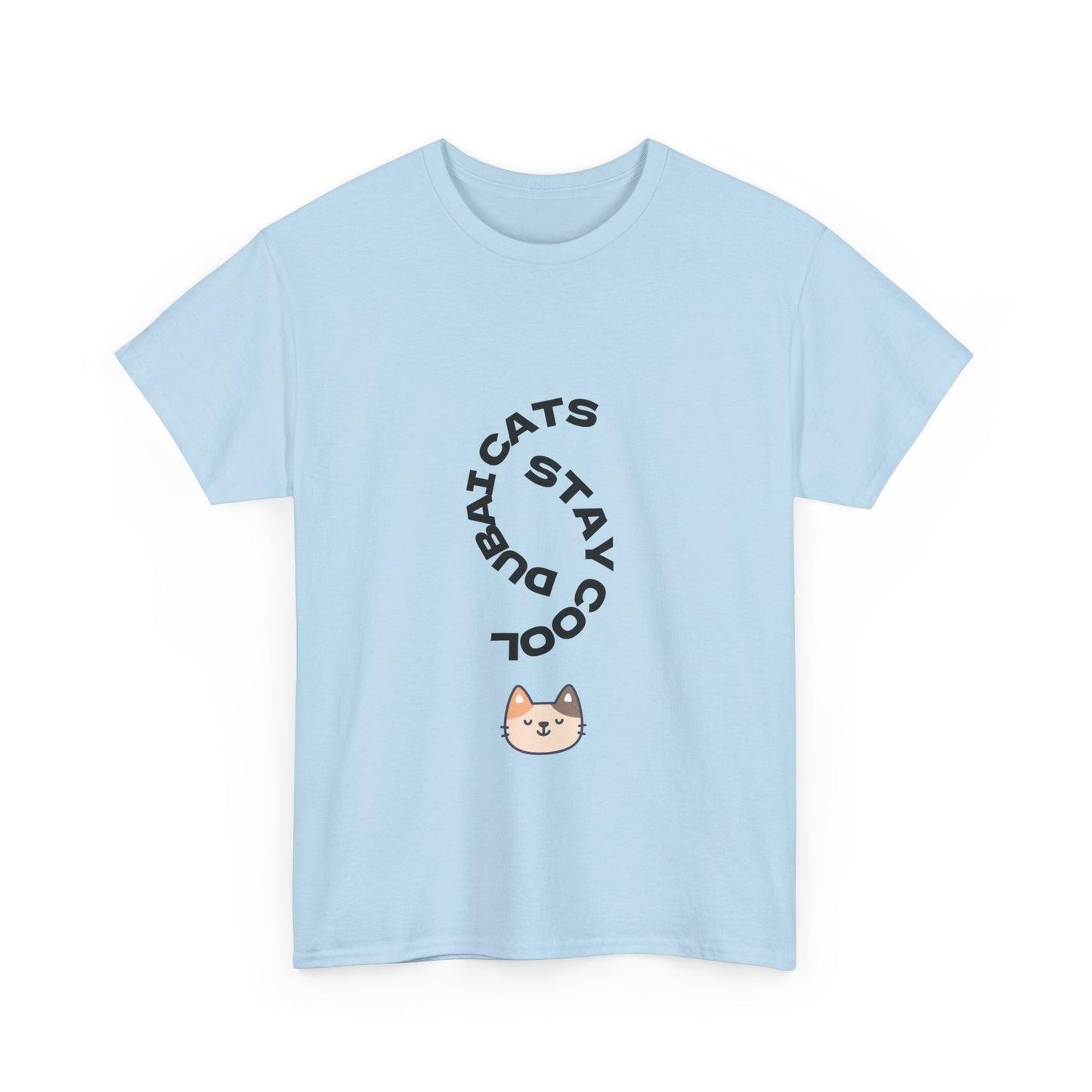 Cool Cats Unisex Tee – Stay Pawsitive Cotton T-Shirt, Cat Lover Gift, Cute Animal Apparel, Fun Pet Shirt, Everyday Wear