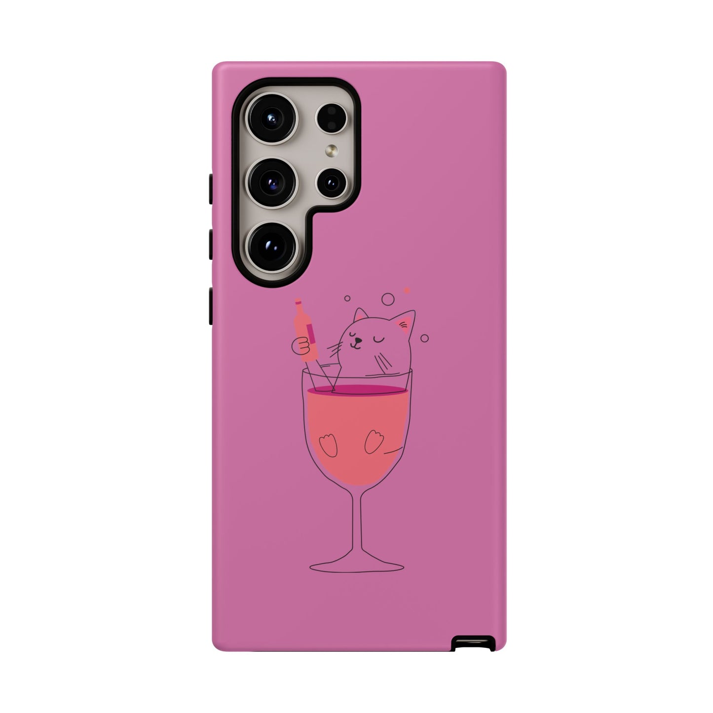 Cute Cat Phone Case, Tough iPhone Case, Cat Lovers Gift, Fun Phone Accessories, Pet Lover's Must-Have, Quirky Cat Art Design