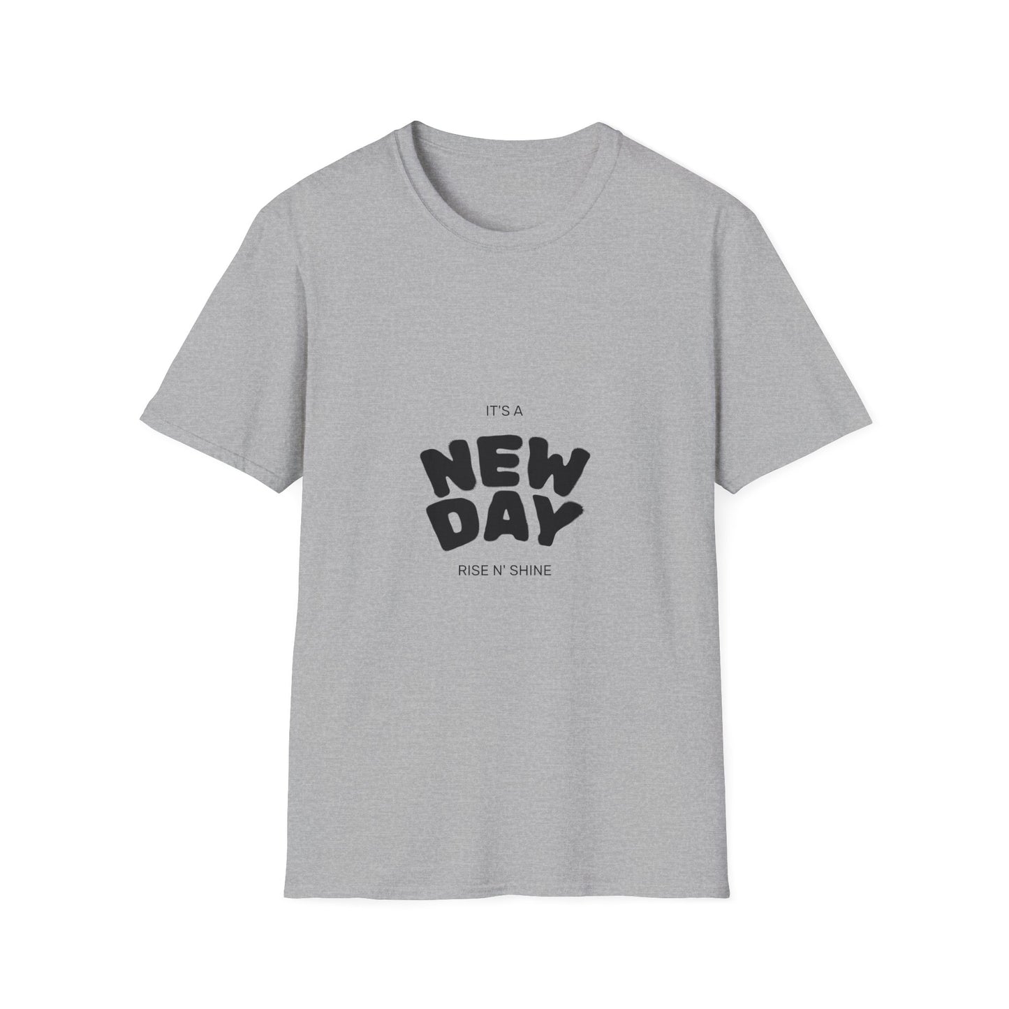 New Day Unisex T-Shirt, Positive Quote Tee, Everyday Wear, Gift for Her, Inspirational Shirt, Sunshine Vibes