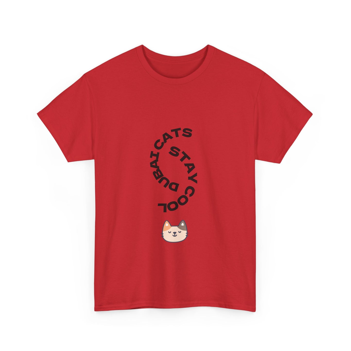 Cool Cats Unisex Tee – Stay Pawsitive Cotton T-Shirt, Cat Lover Gift, Cute Animal Apparel, Fun Pet Shirt, Everyday Wear