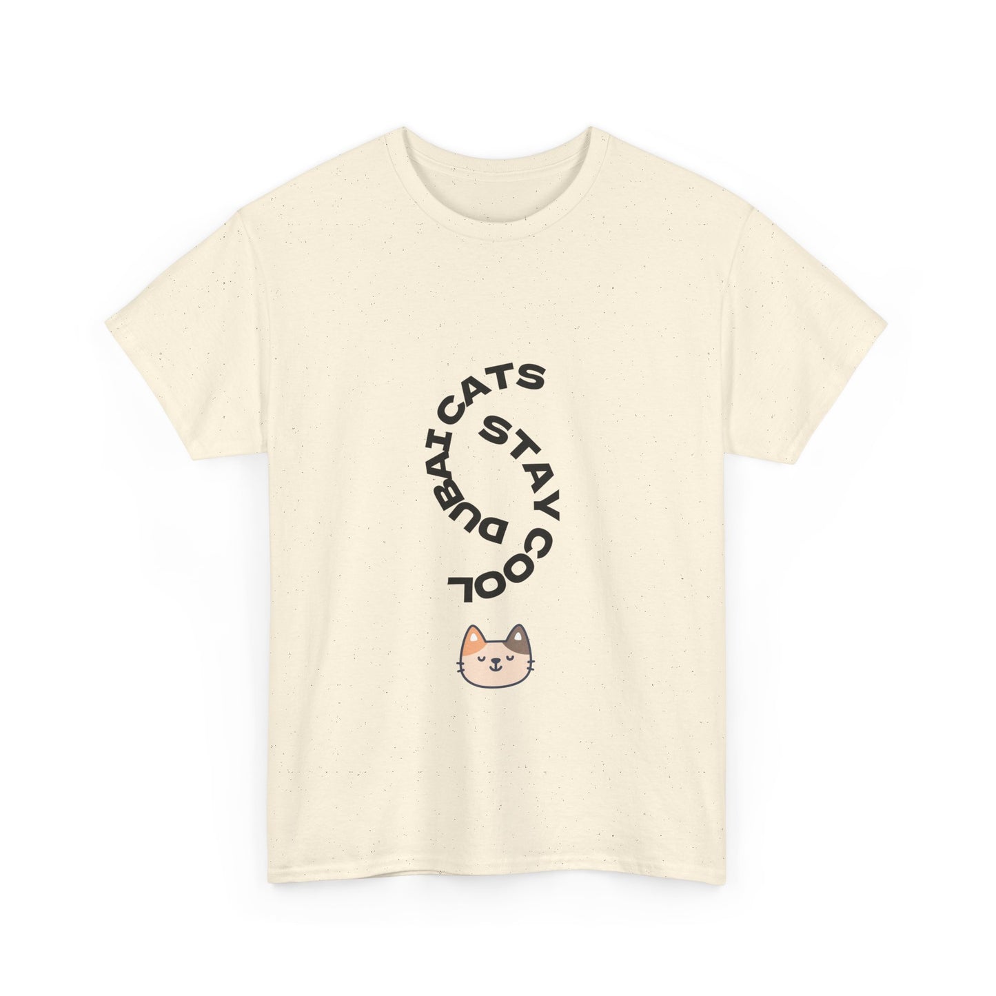 Cool Cats Unisex Tee – Stay Pawsitive Cotton T-Shirt, Cat Lover Gift, Cute Animal Apparel, Fun Pet Shirt, Everyday Wear