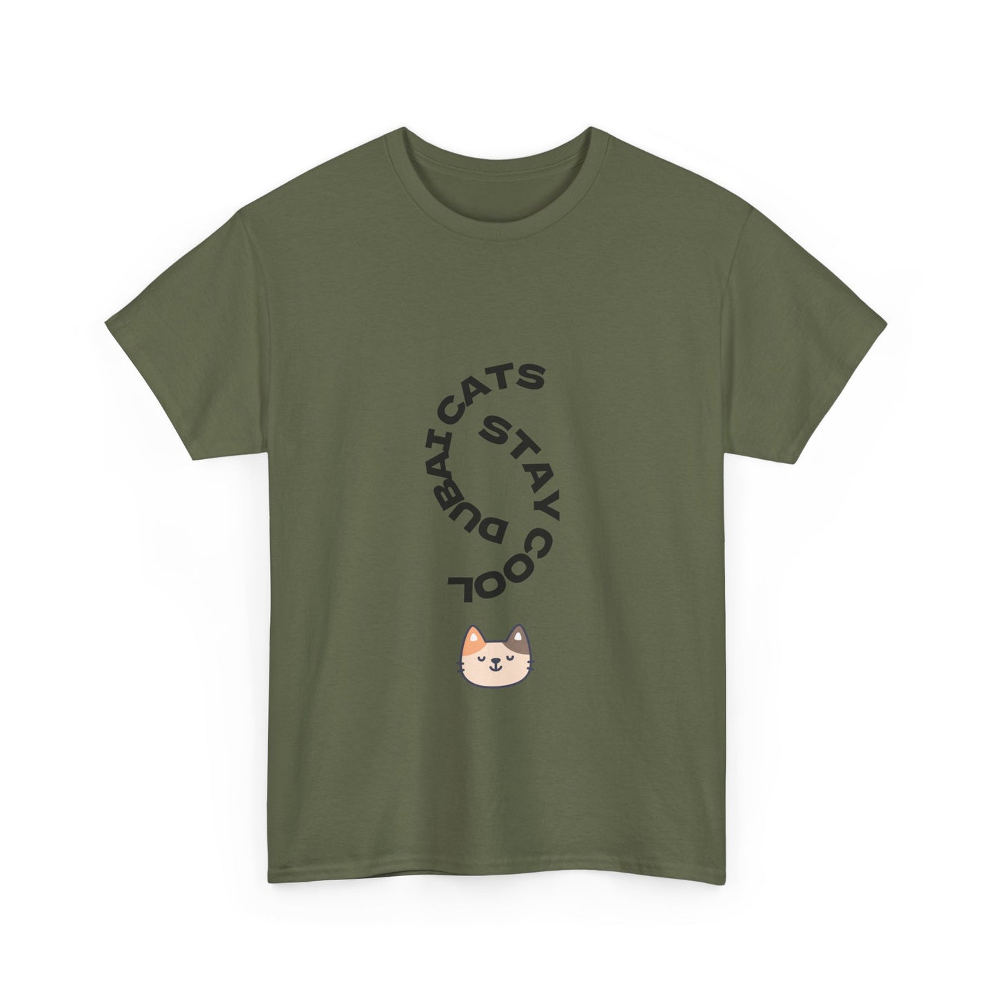 Cool Cats Unisex Tee – Stay Pawsitive Cotton T-Shirt, Cat Lover Gift, Cute Animal Apparel, Fun Pet Shirt, Everyday Wear