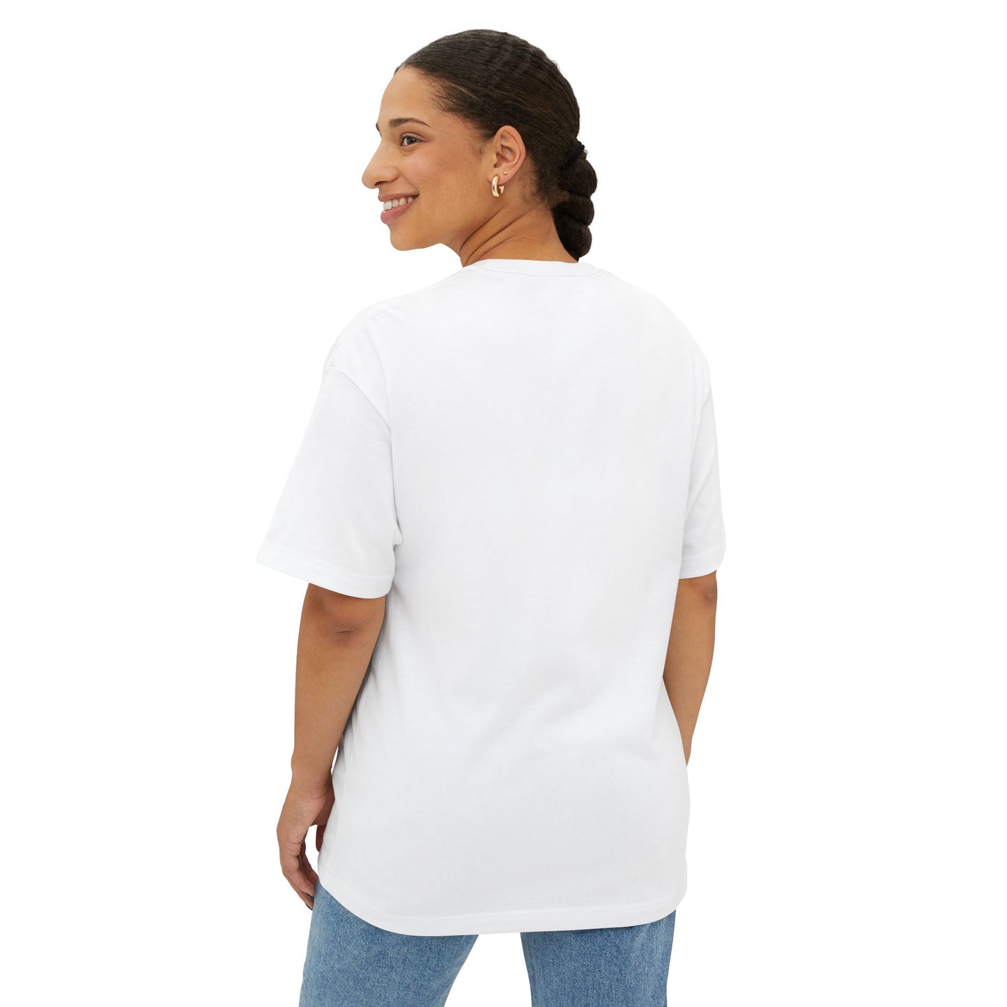 Stay Pawsitive Unisex Oversized Boxy Tee, Cute Dog Lover T-Shirt, Inspirational Gift, Animal Lovers Apparel, Positive Vibe Tee