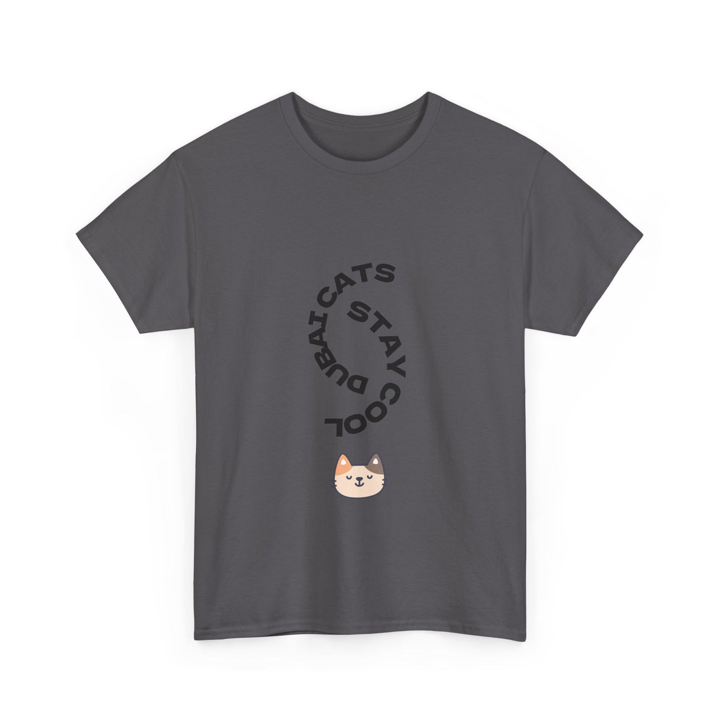 Cool Cats Unisex Tee – Stay Pawsitive Cotton T-Shirt, Cat Lover Gift, Cute Animal Apparel, Fun Pet Shirt, Everyday Wear