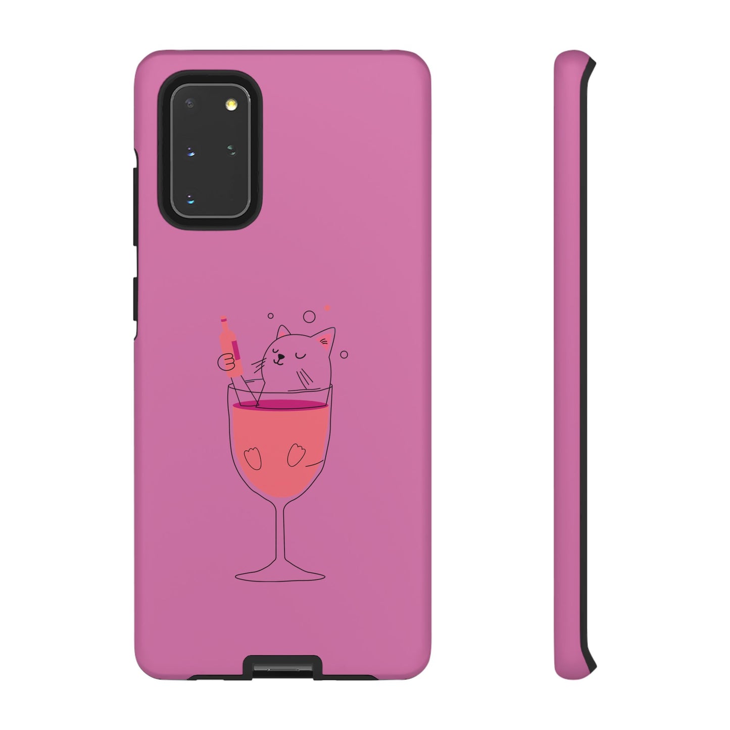 Cute Cat Phone Case, Tough iPhone Case, Cat Lovers Gift, Fun Phone Accessories, Pet Lover's Must-Have, Quirky Cat Art Design