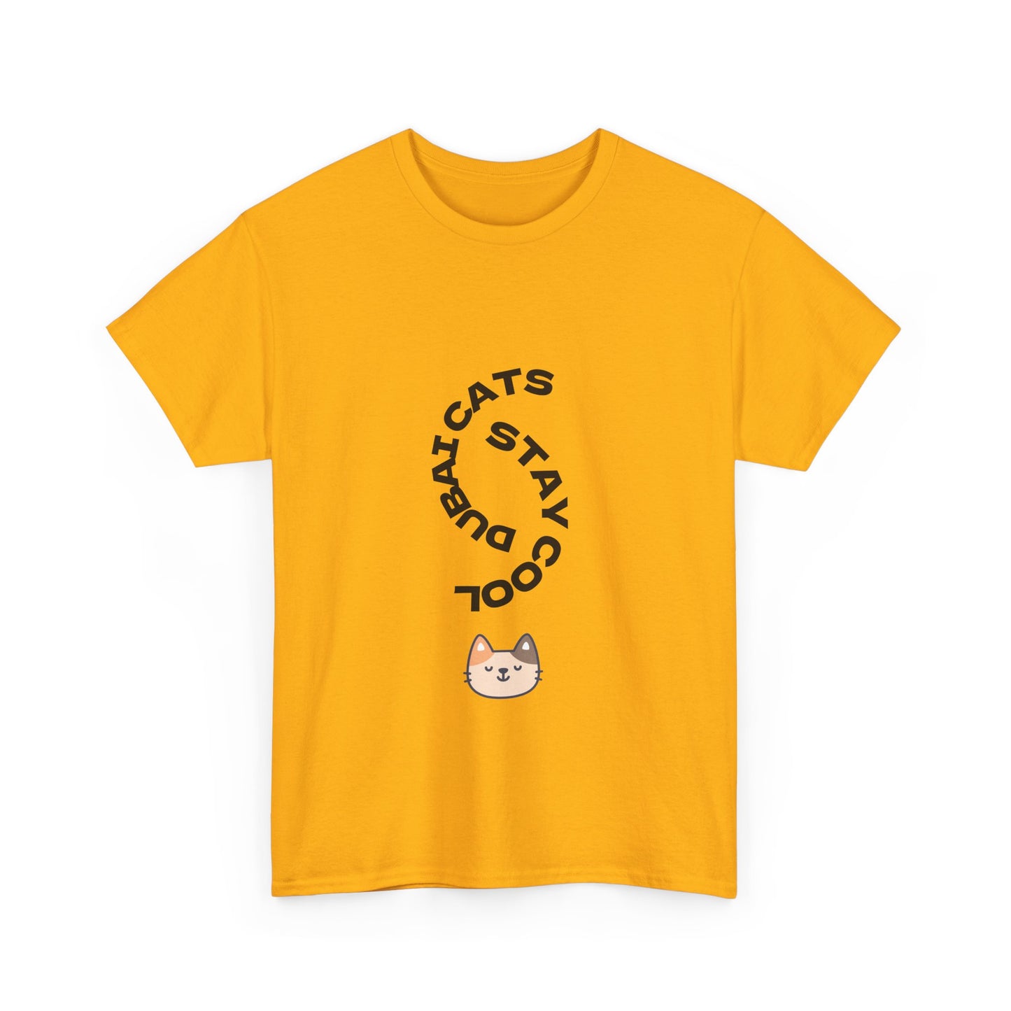 Cool Cats Unisex Tee – Stay Pawsitive Cotton T-Shirt, Cat Lover Gift, Cute Animal Apparel, Fun Pet Shirt, Everyday Wear
