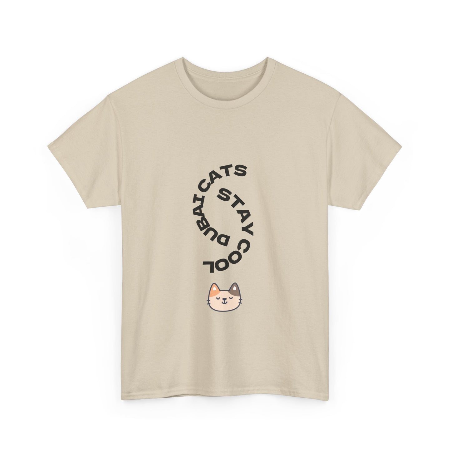 Cool Cats Unisex Tee – Stay Pawsitive Cotton T-Shirt, Cat Lover Gift, Cute Animal Apparel, Fun Pet Shirt, Everyday Wear