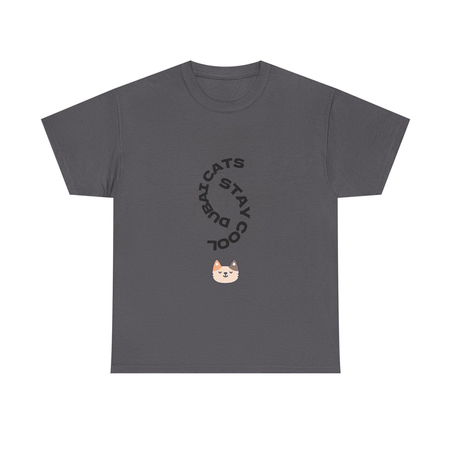 Cool Cats Unisex Tee – Stay Pawsitive Cotton T-Shirt, Cat Lover Gift, Cute Animal Apparel, Fun Pet Shirt, Everyday Wear