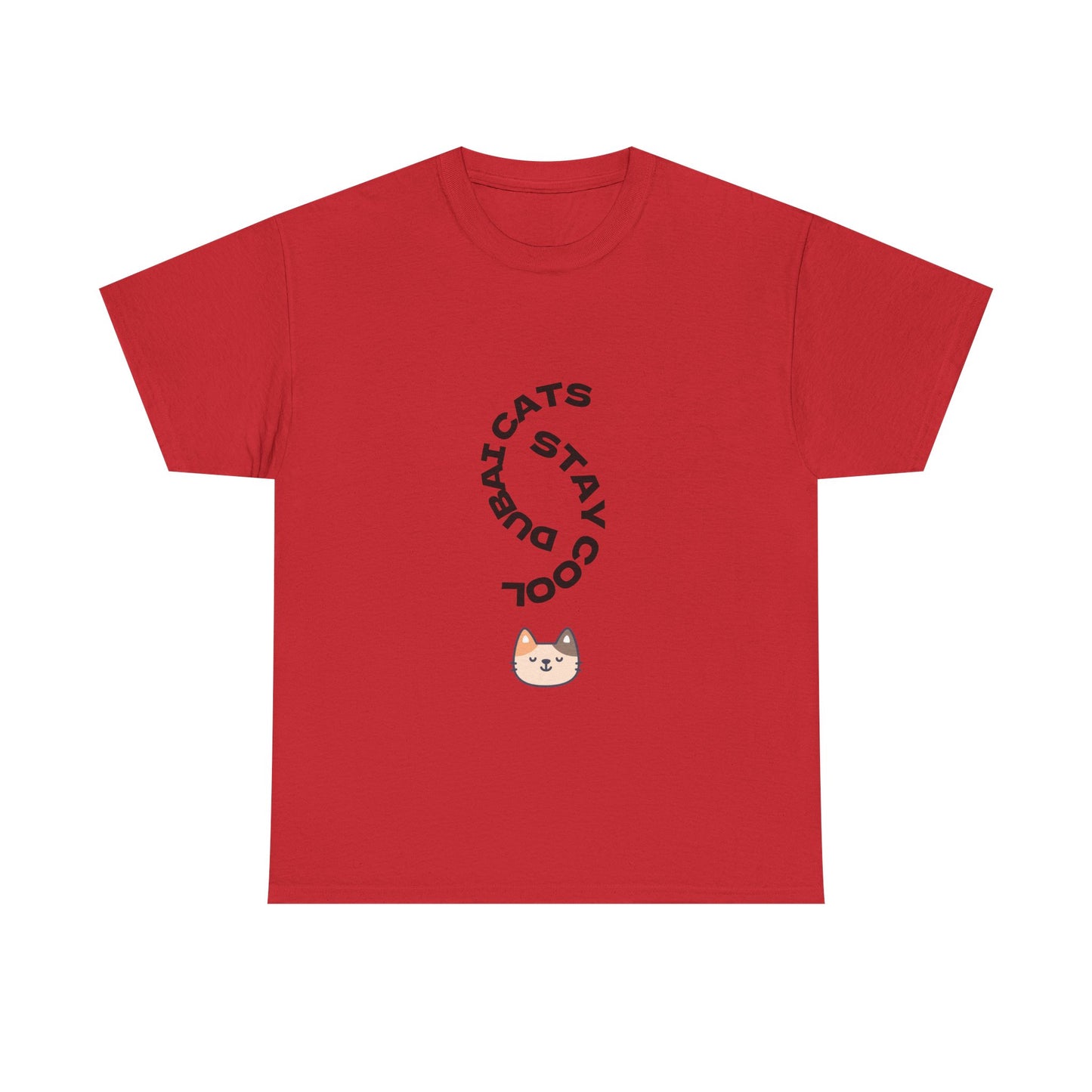 Cool Cats Unisex Tee – Stay Pawsitive Cotton T-Shirt, Cat Lover Gift, Cute Animal Apparel, Fun Pet Shirt, Everyday Wear