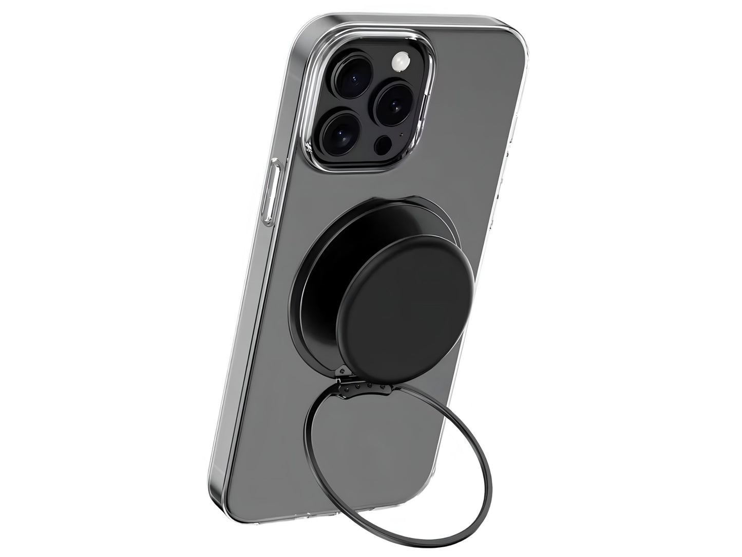 Omni Grip | Black Magsafe Phone Grip and Ring