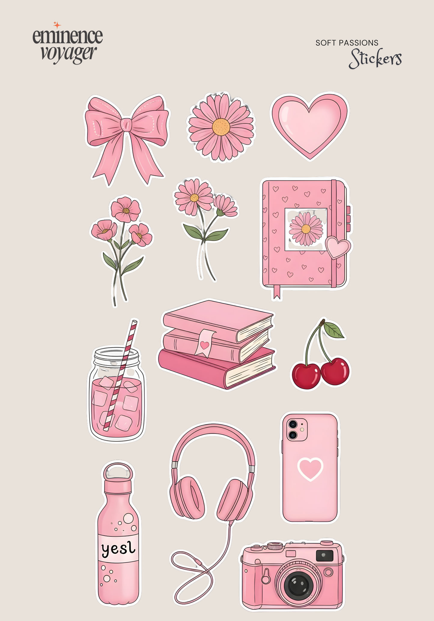 Soft Passions Stickers | Eminence Voyager Stickers