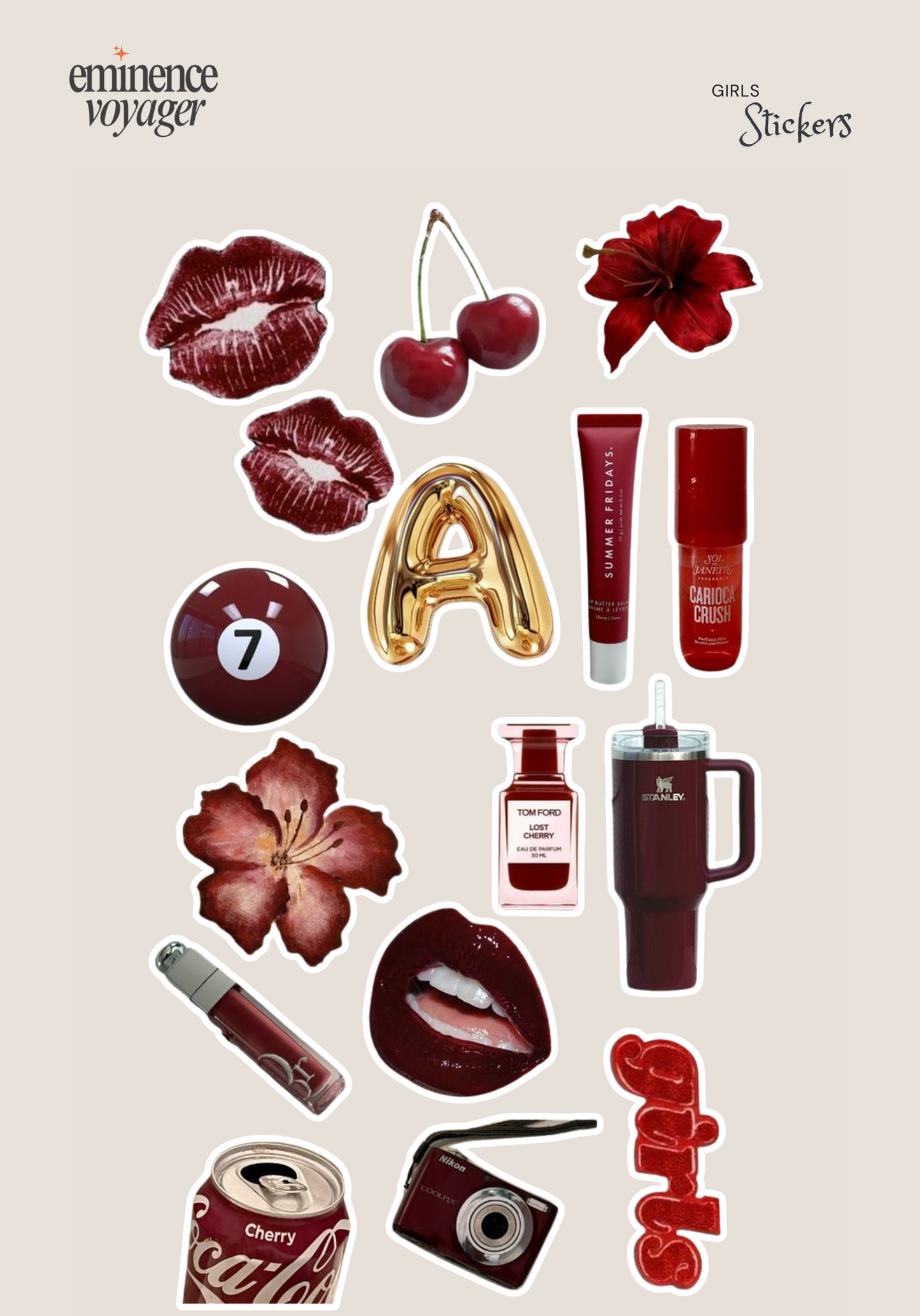 Girls Stickers | Eminence Voyager Stickers