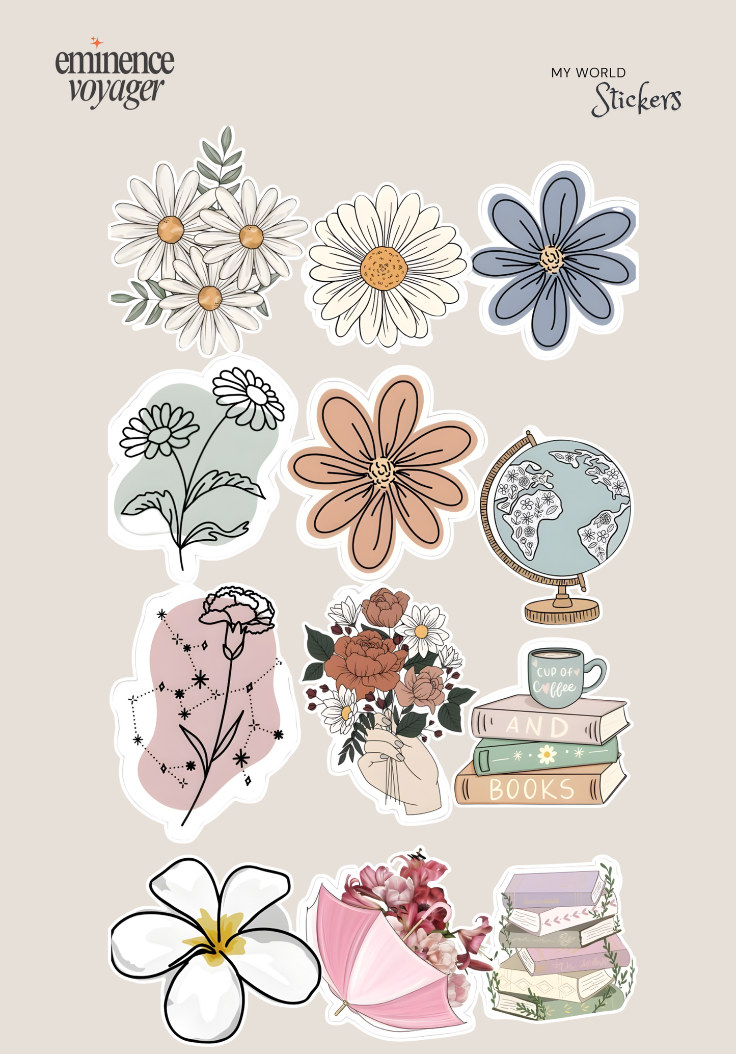 My World Stickers | Eminence Voyager Stickers