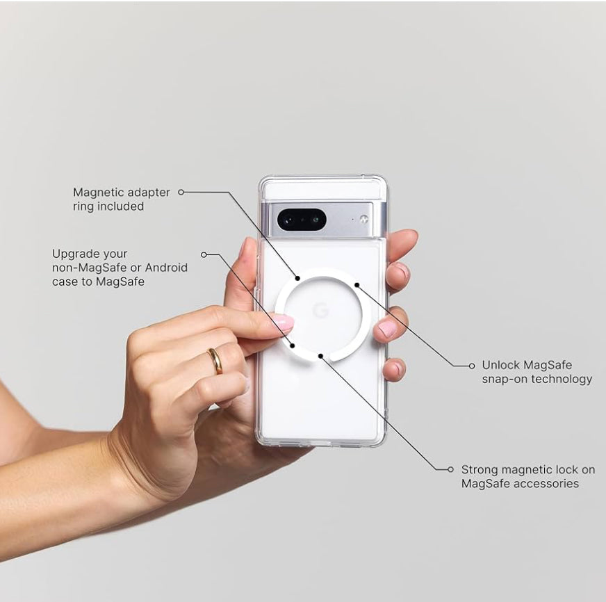 Kiss Emoji Magnetic Phone Grip, Wireless Charging and Adapter Ring