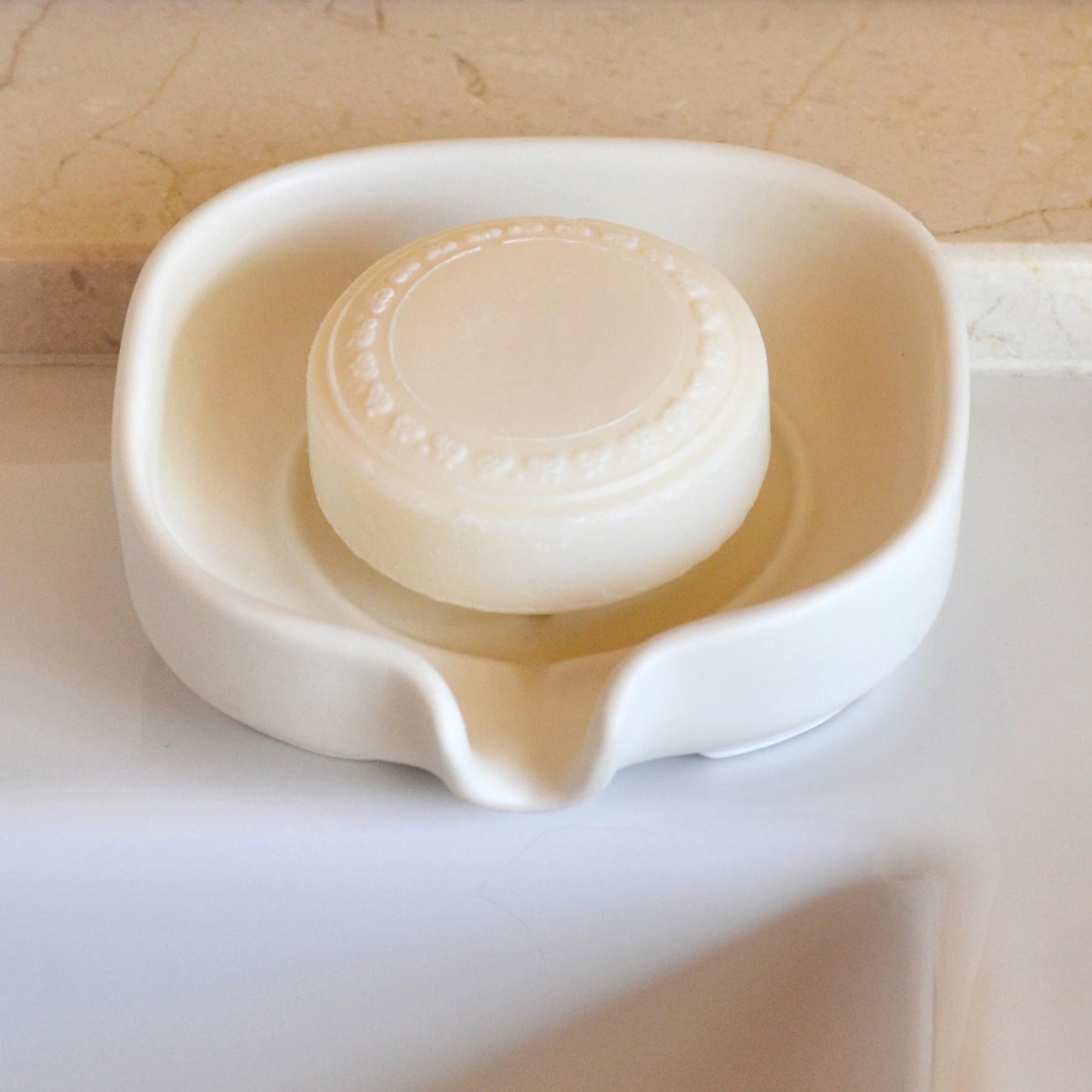 Self-Draining Porcelain Soap Dish | Bathroom Accessories