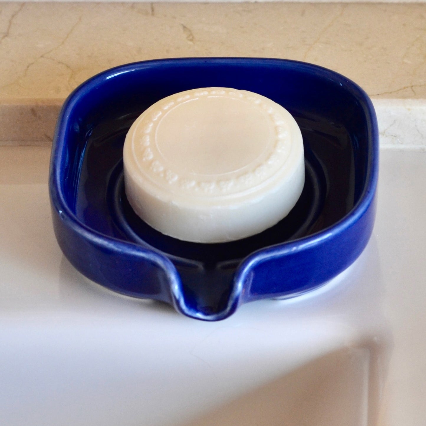 Self-Draining Porcelain Soap Dish | Bathroom Accessories