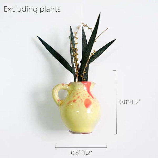 Mini Magnetic Vase – Tiny Ceramic & Glass Vases