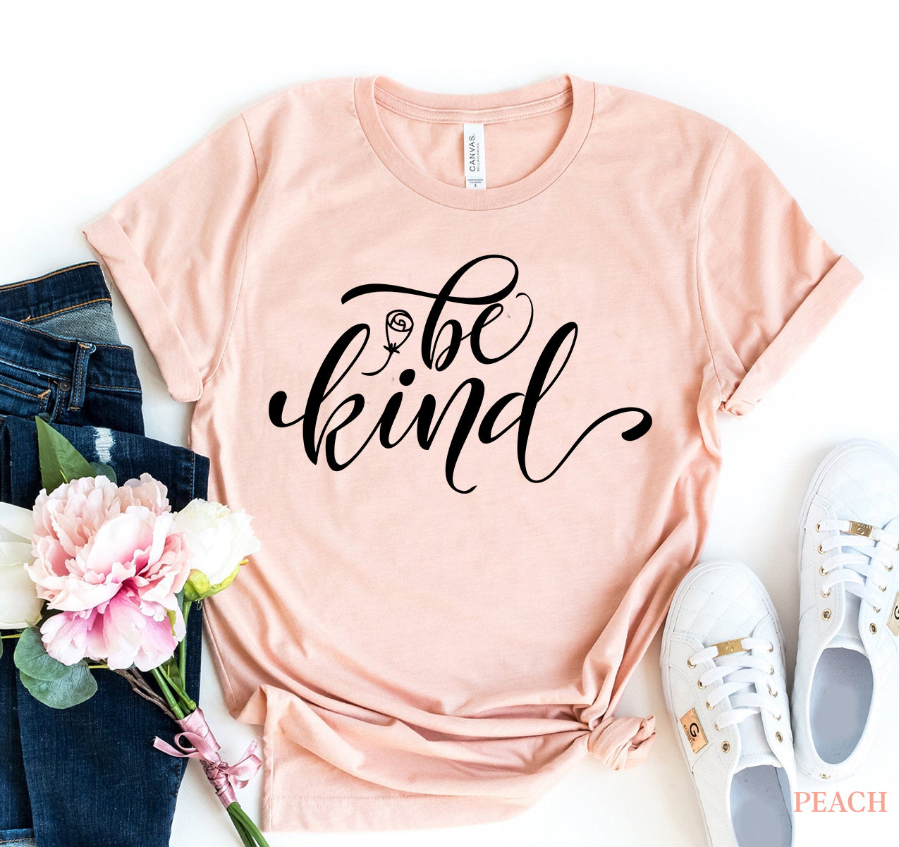 Be Kind T-Shirt – Premium Cotton Unisex Tee | Bella+Canvas