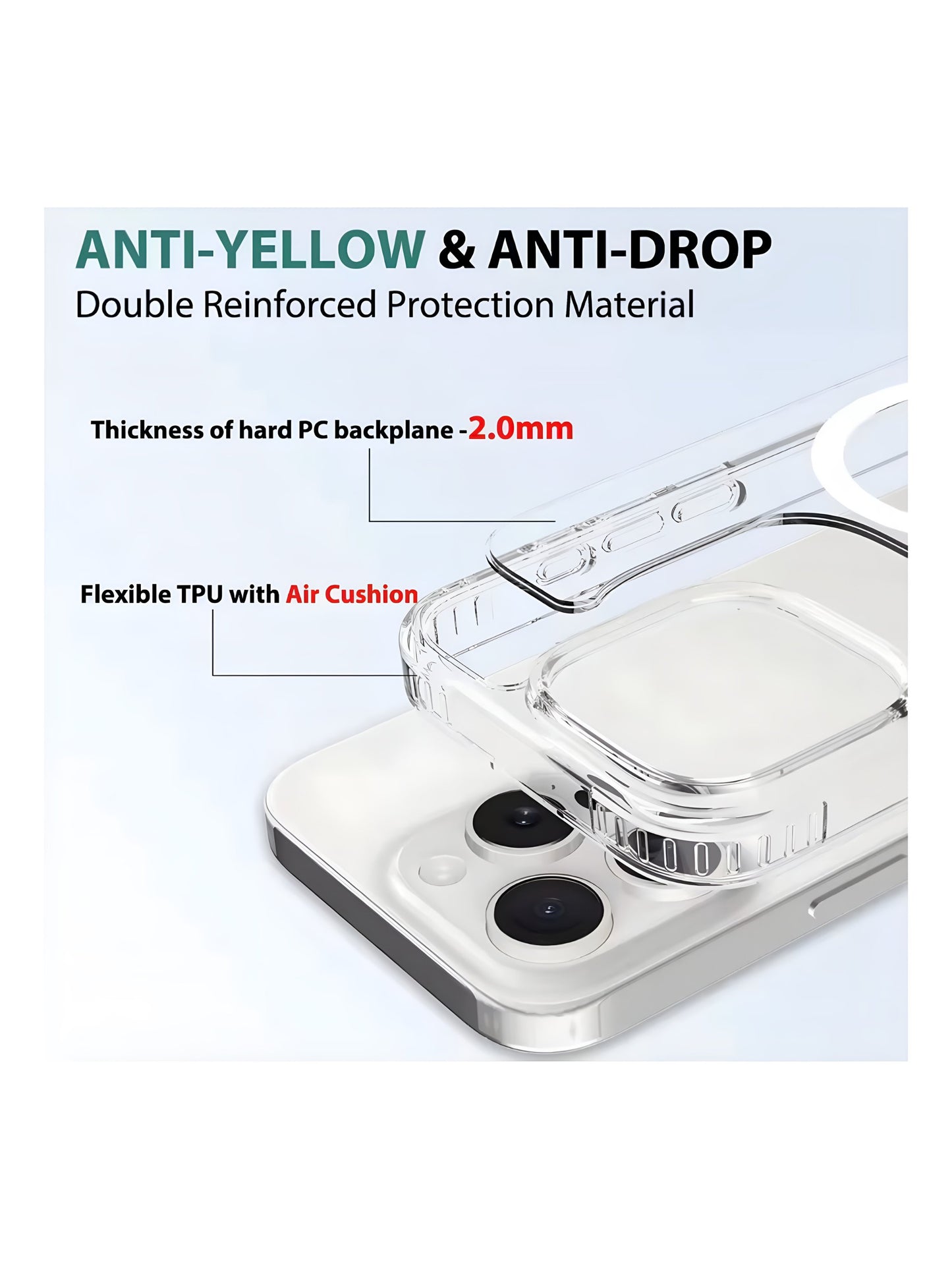 Voyager Shell | Magnetic Clear iPhone 16 Pro Max Case | MagSafe Case