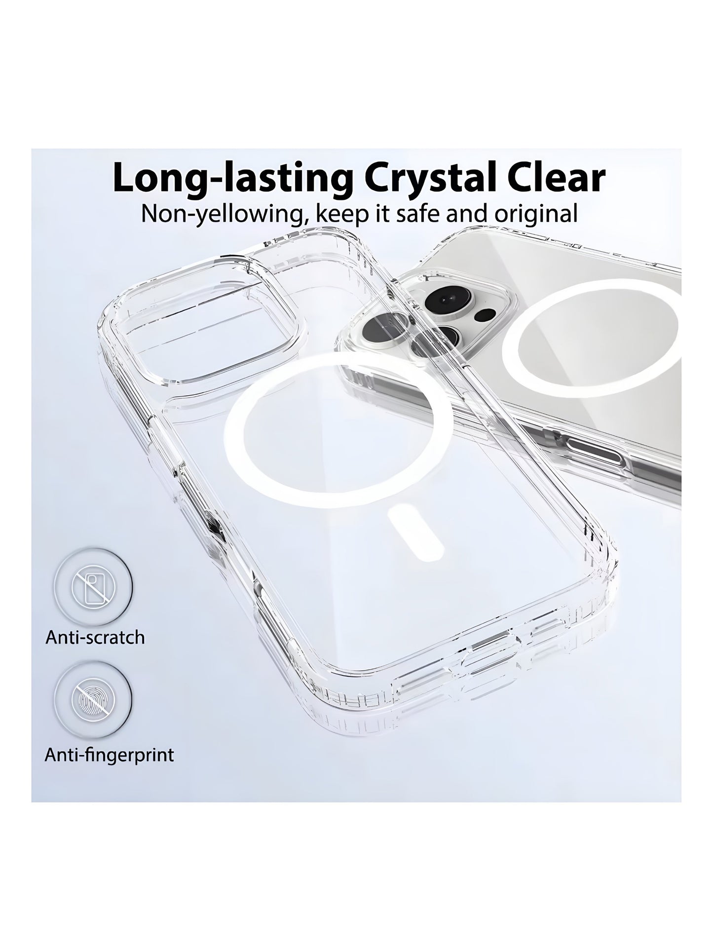 Voyager Shell | Magnetic Clear iPhone 16 Pro Max Case | MagSafe Case