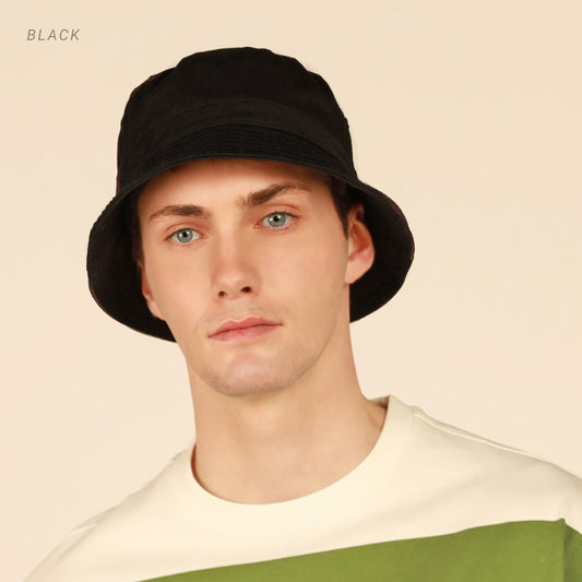 Classic Washed Cotton Bucket Hat – Unisex Canvas Sun Hat