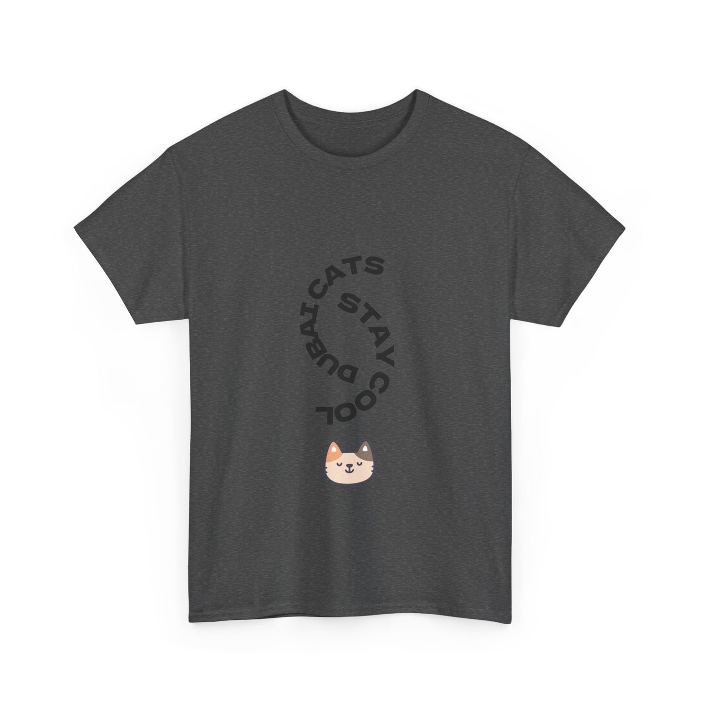 Cool Cats Unisex Tee – Stay Pawsitive Cotton T-Shirt, Cat Lover Gift, Cute Animal Apparel, Fun Pet Shirt, Everyday Wear