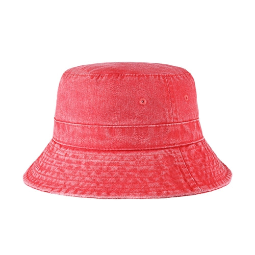 Classic Washed Cotton Bucket Hat – Unisex Canvas Sun Hat
