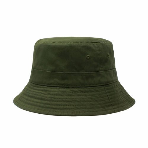 Classic Washed Cotton Bucket Hat – Unisex Canvas Sun Hat