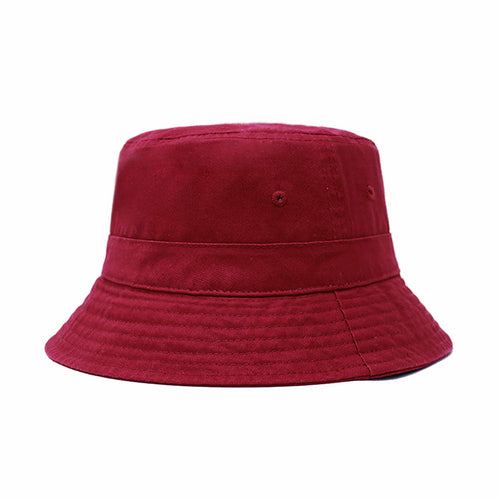 Classic Washed Cotton Bucket Hat – Unisex Canvas Sun Hat
