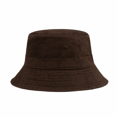 Classic Washed Cotton Bucket Hat – Unisex Canvas Sun Hat