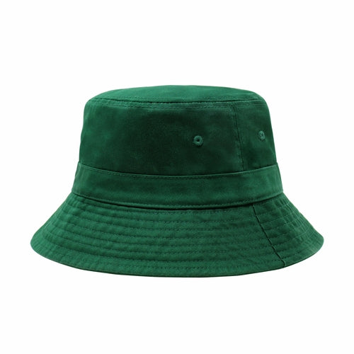 Classic Washed Cotton Bucket Hat – Unisex Canvas Sun Hat
