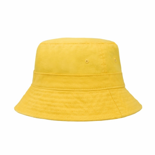 Classic Washed Cotton Bucket Hat – Unisex Canvas Sun Hat
