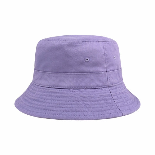 Classic Washed Cotton Bucket Hat – Unisex Canvas Sun Hat