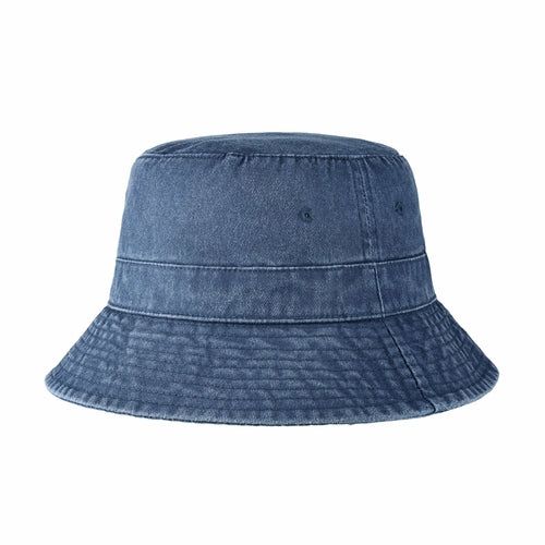 Classic Washed Cotton Bucket Hat – Unisex Canvas Sun Hat