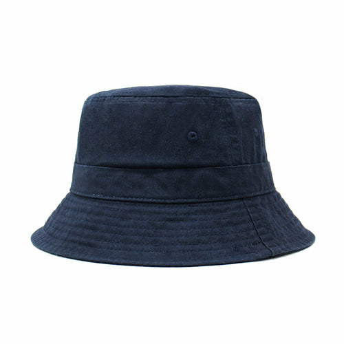 Classic Washed Cotton Bucket Hat – Unisex Canvas Sun Hat