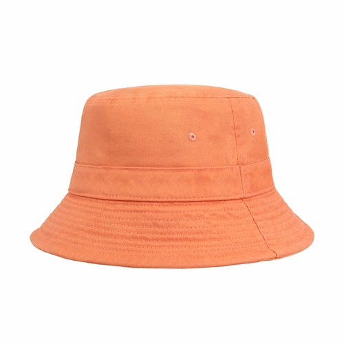 Classic Washed Cotton Bucket Hat – Unisex Canvas Sun Hat