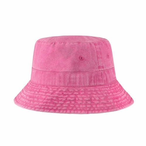 Classic Washed Cotton Bucket Hat – Unisex Canvas Sun Hat