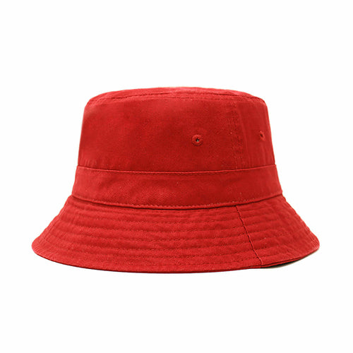 Classic Washed Cotton Bucket Hat – Unisex Canvas Sun Hat