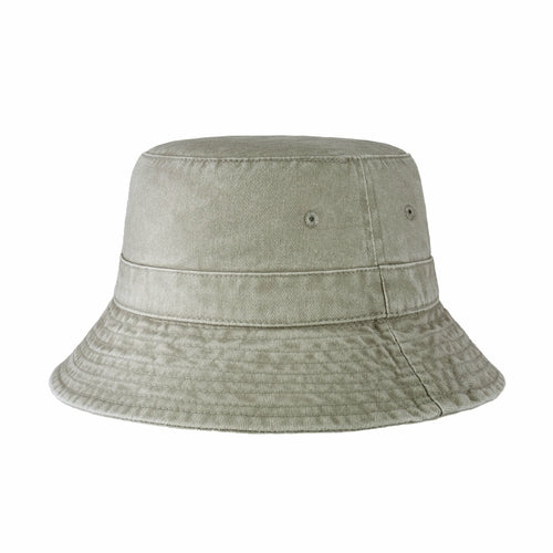 Classic Washed Cotton Bucket Hat – Unisex Canvas Sun Hat