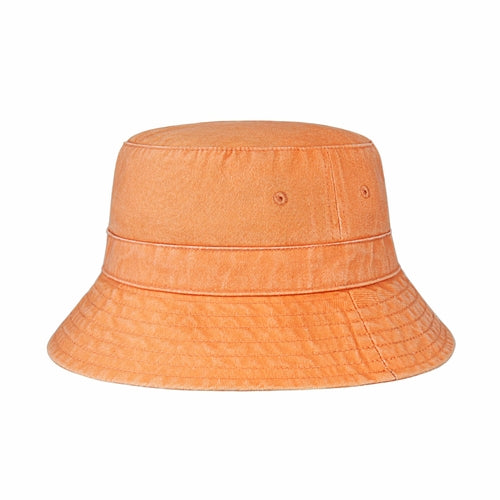 Classic Washed Cotton Bucket Hat – Unisex Canvas Sun Hat