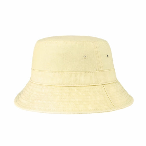 Classic Washed Cotton Bucket Hat – Unisex Canvas Sun Hat