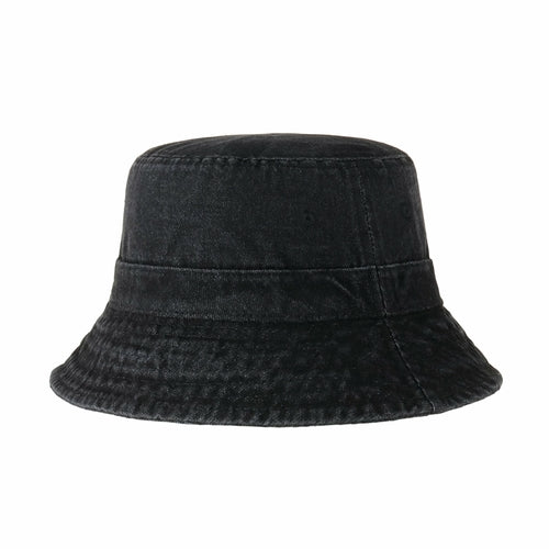 Classic Washed Cotton Bucket Hat – Unisex Canvas Sun Hat