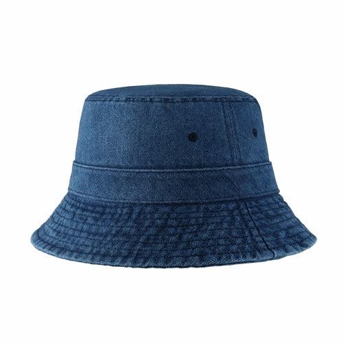 Classic Washed Cotton Bucket Hat – Unisex Canvas Sun Hat